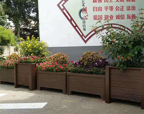 仿木水泥花箱 仿木水泥花箱