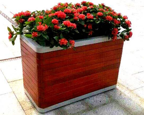鋁合金包邊木質(zhì)花箱 鋁合金包邊木質(zhì)花箱