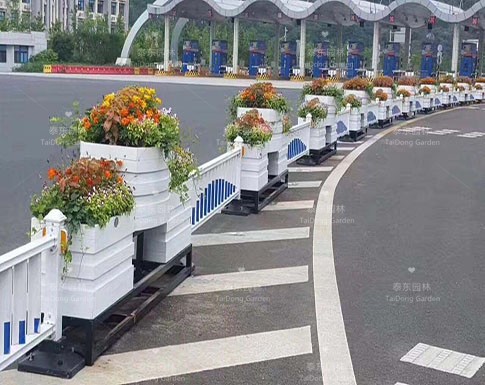 PVC花箱護欄 PVC花箱護欄