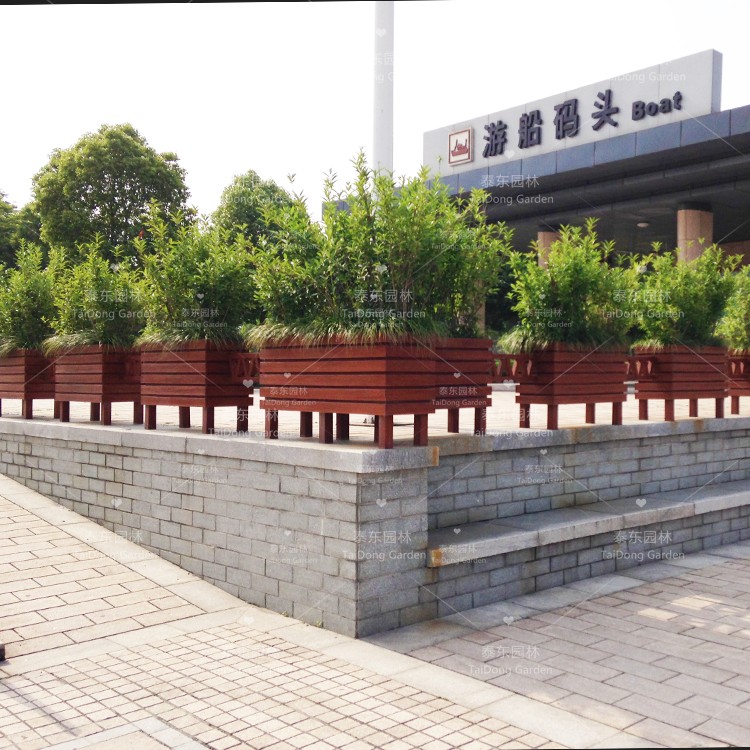 PVC塑木花箱 PVC塑木花箱