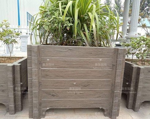 仿木水泥花箱 仿木水泥花箱