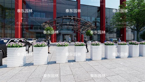 pvc護欄花箱 pvc護欄花箱